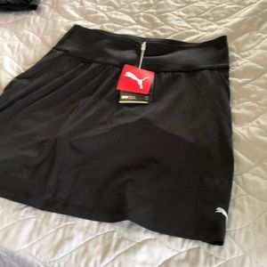 Black puma golf skirt